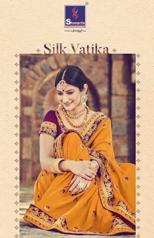 Shangrila silk vatika sarees collection wholesaler