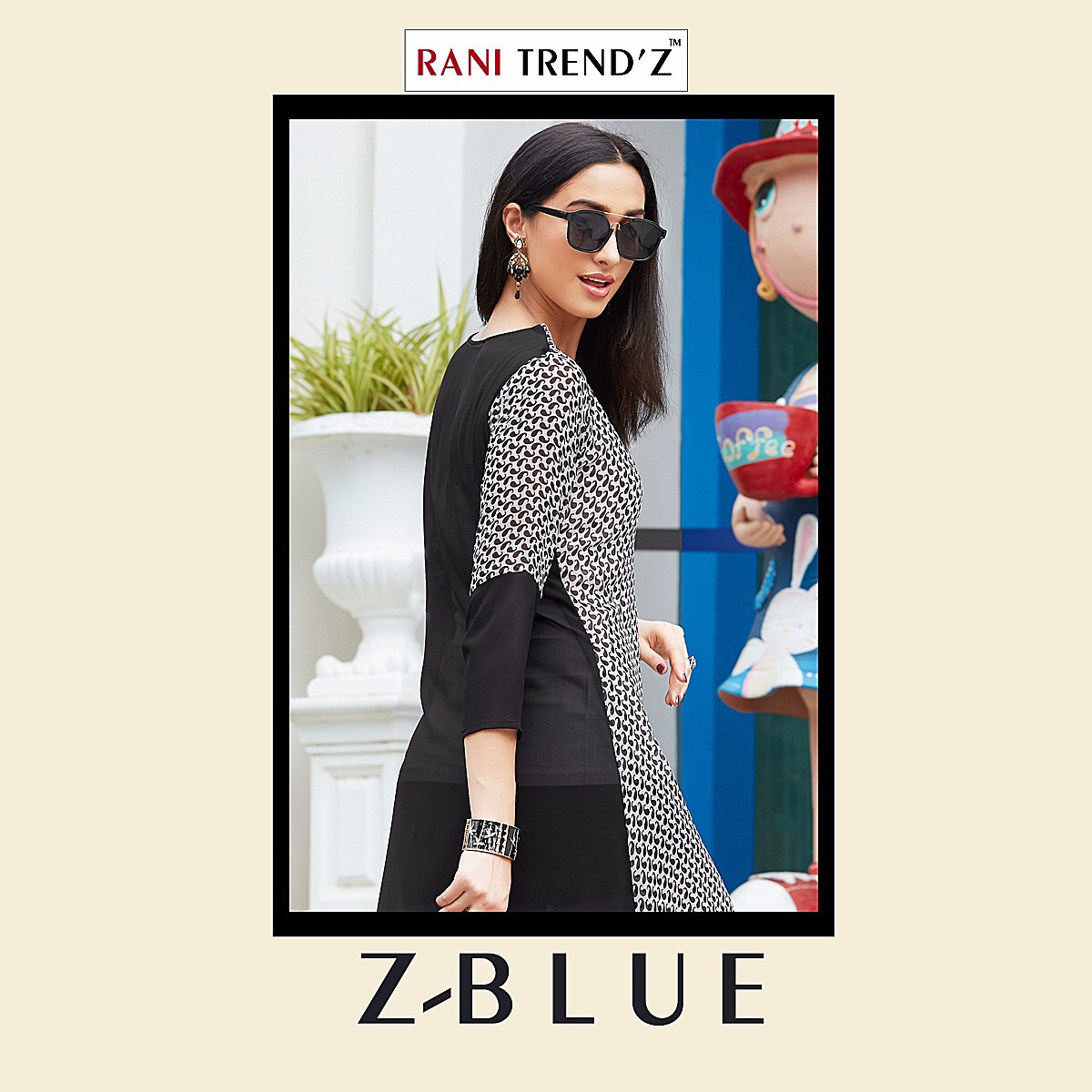 Rani Trendz Z-blue kurties Catalog Dealer