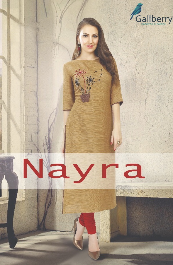 Gallberry presents nayra stylish beautiful collection of kurtis