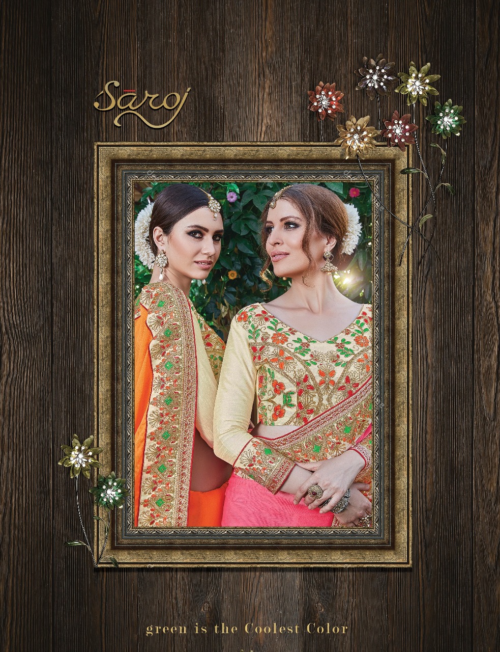 Kanchan 2 by saroj saree wid designer blouse