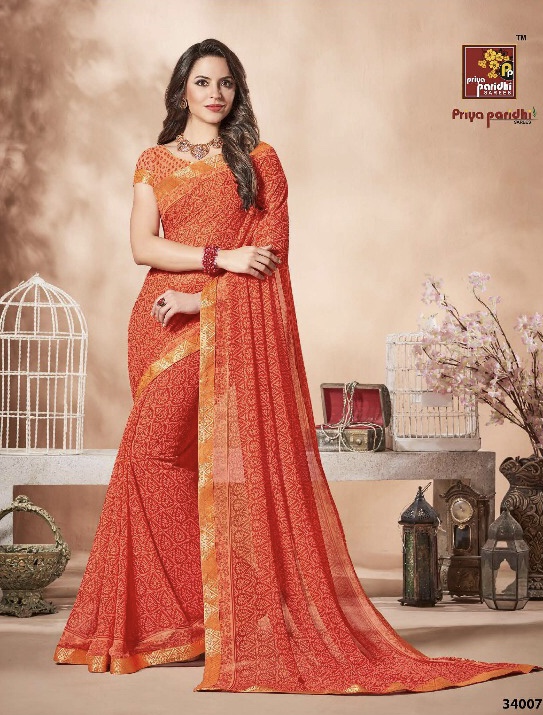 Priya pardhi launch ananya Vol 6 collection causal sarees