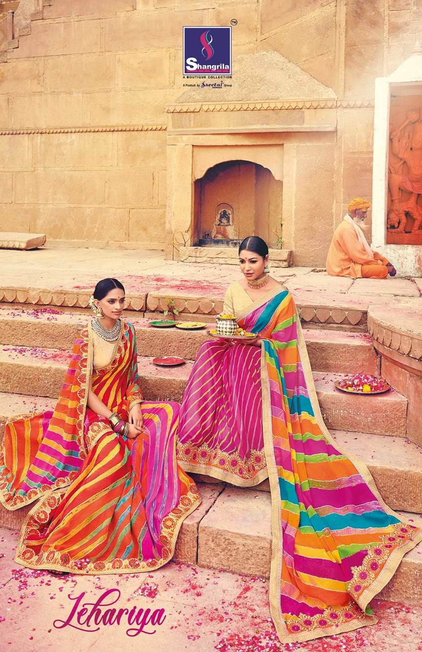 Shangrila launching lehariyaa most elegant collection of sarees