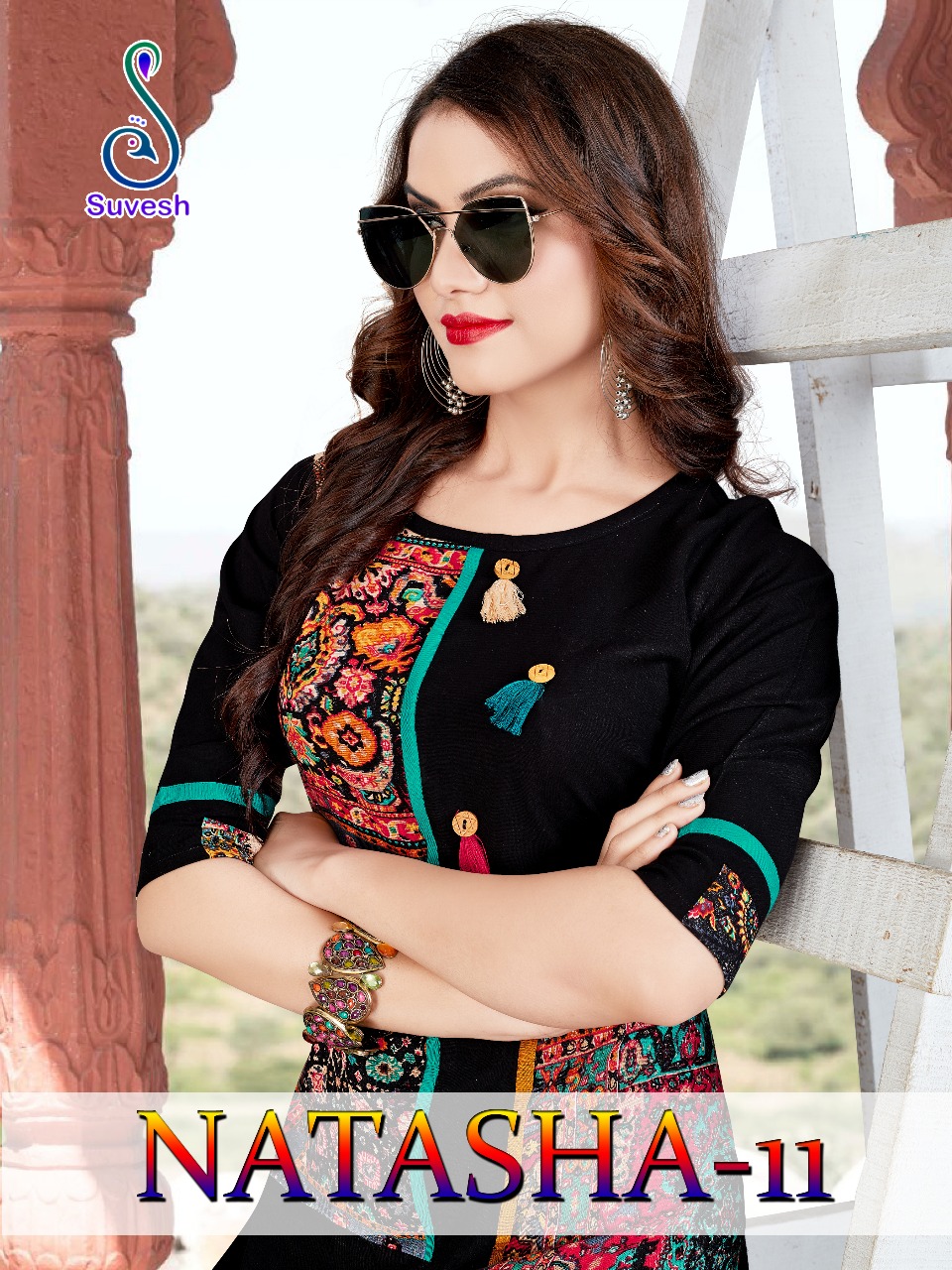 Suvesh presents natasha 11 simple  casual wear kurtis