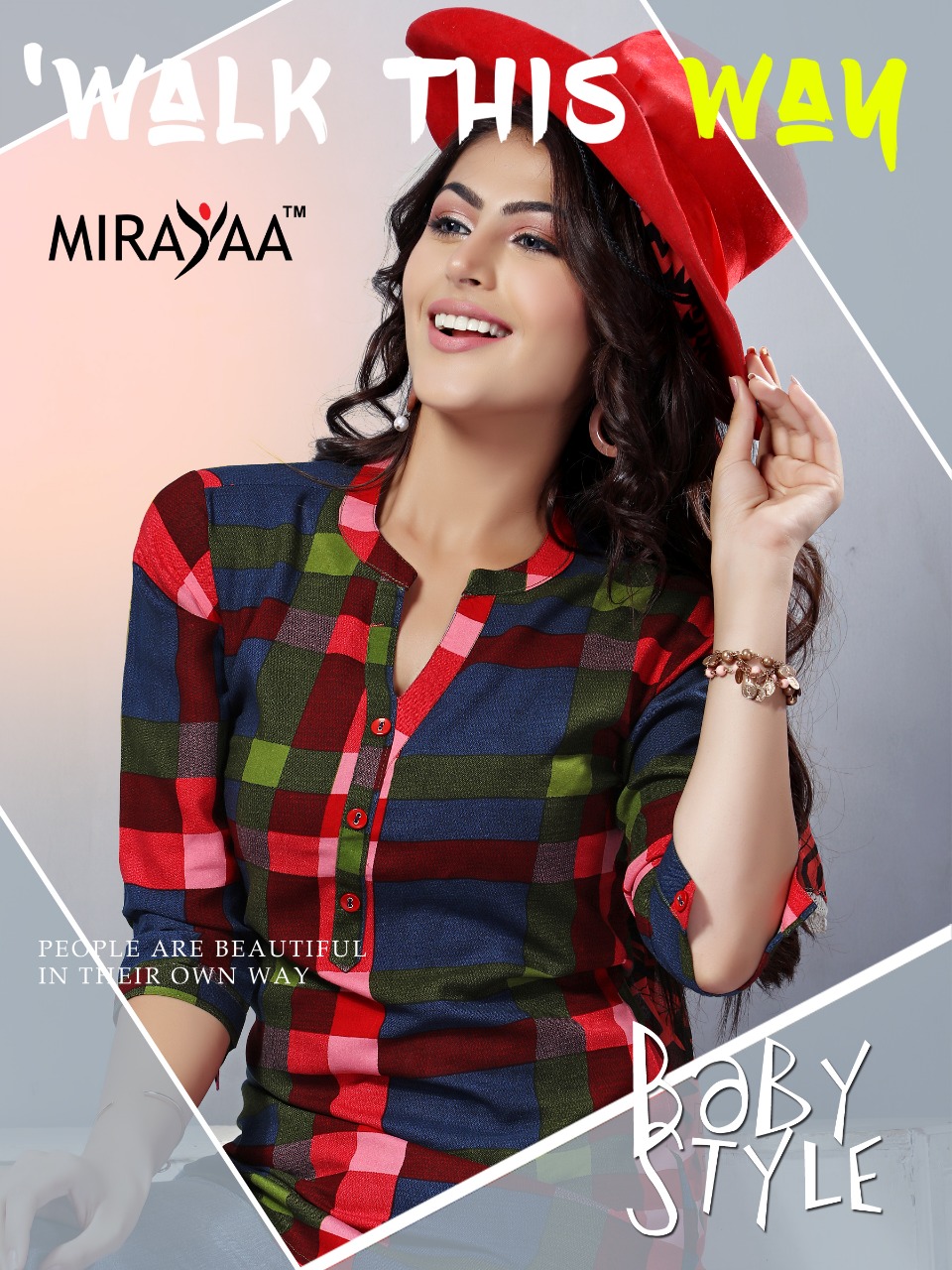 Mirayaa presents baby style fancy top style kurti concept