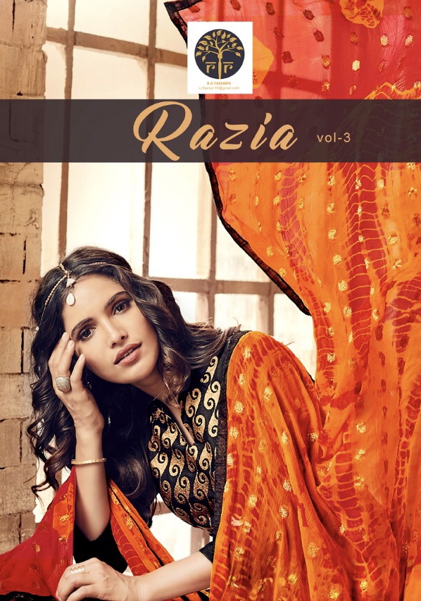R r fashion Launch razia vol 3 beautiful traditional look salwar kameez collection