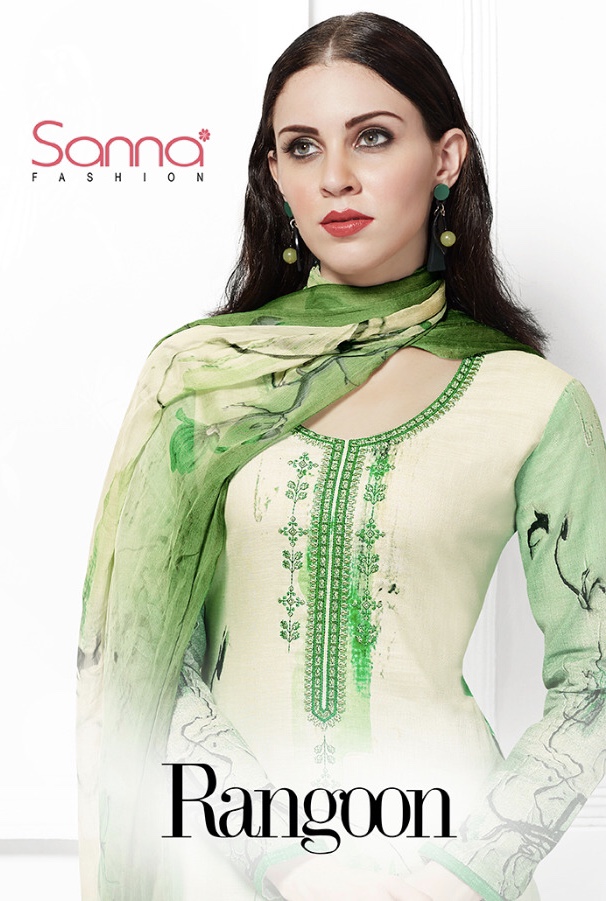 Sanna presenting rangoon exclusive  Casual wear printed salwar kameez concept