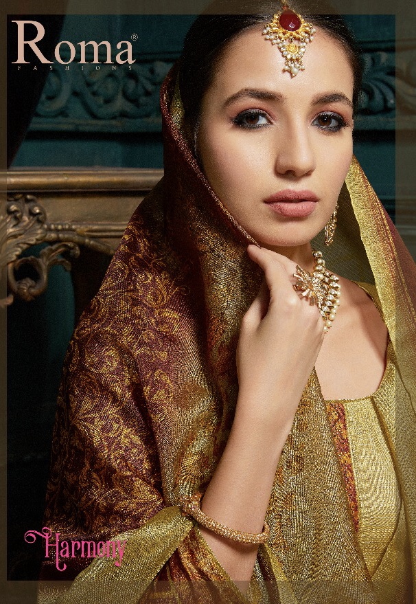 Jinaam dress P LTD launchs roma harmony beautiful ethnic rich look collection of salwar kameez