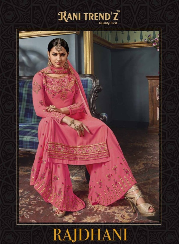 Rani trendz Presents rajdhani heavy traditional wear collection of salwar kameez