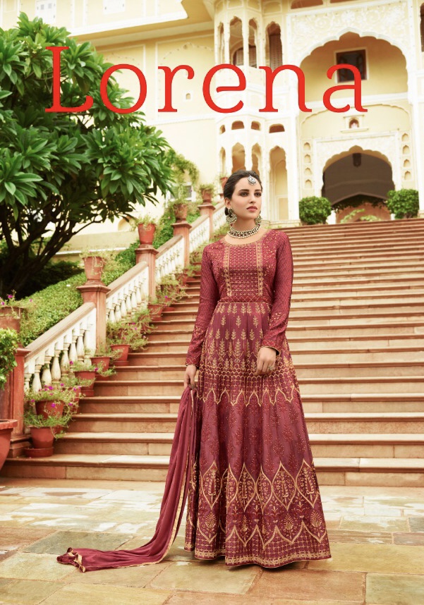 Leo fashion presenting lorena heavy Stylish wedding festive season gowns concept