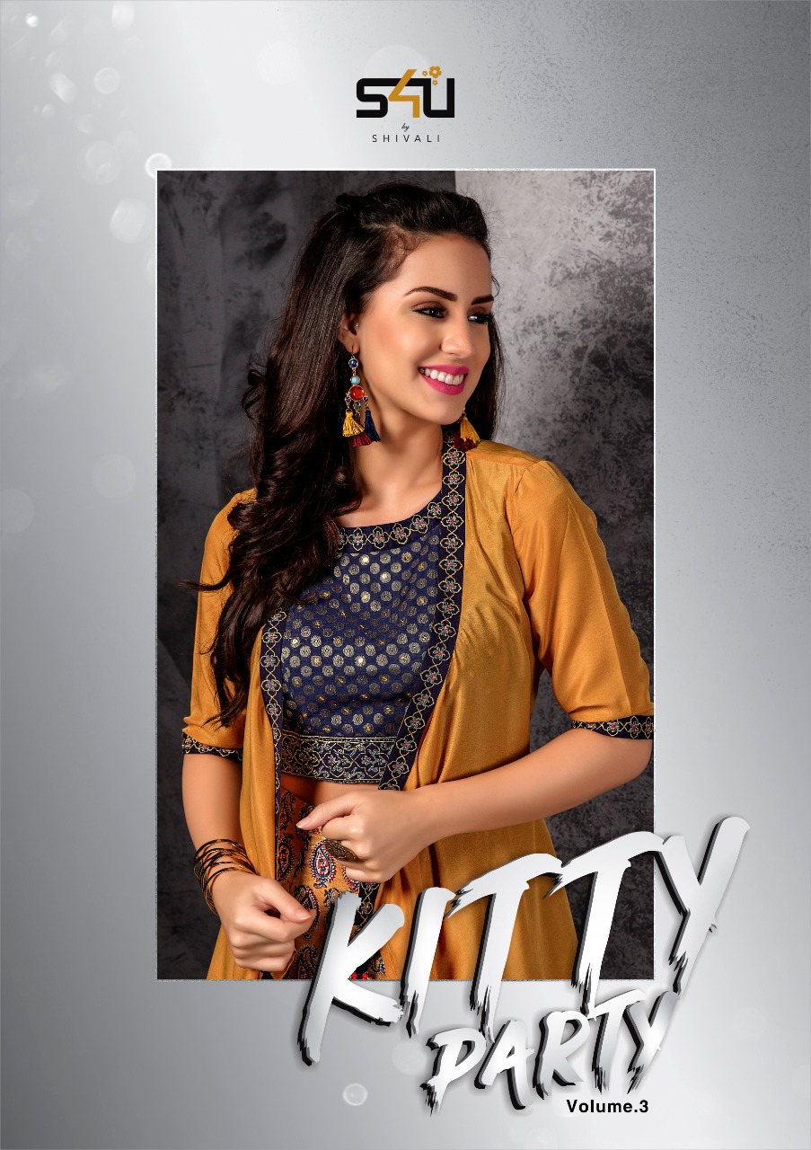 S4U kitty party vol 3 ethnic wear indo western style kurtis collection