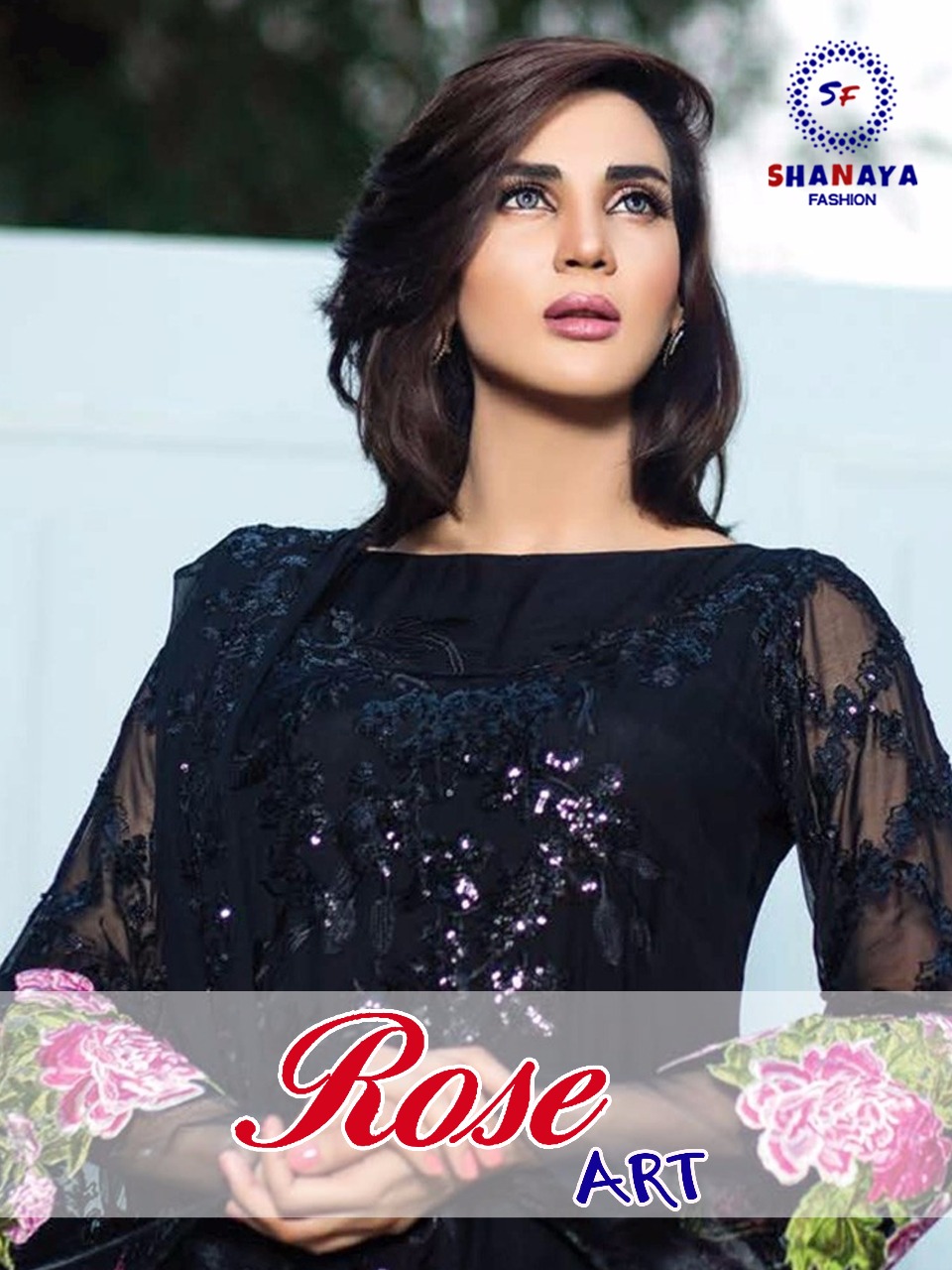 Shanaya fashion presents Rose art fancy collection of salwar kameez