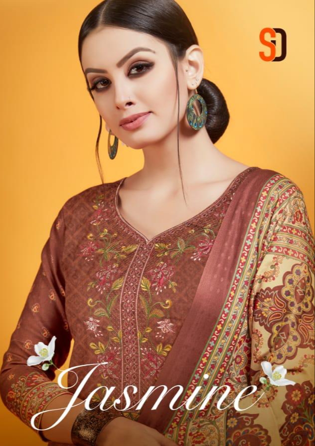 Shraddha designer jazmine premium shawl Salwar Kameez collection