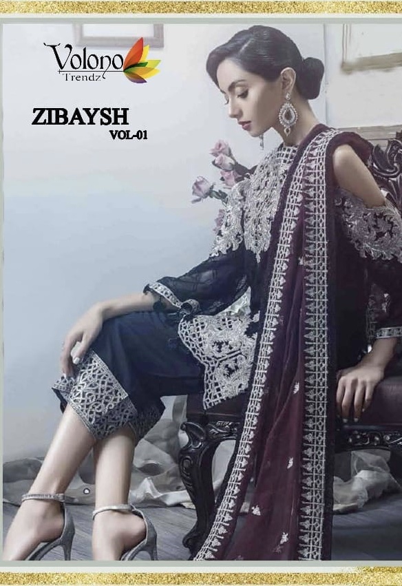 Volono trendz Presents ZIBAYSH vol 1 beautiful fancy collection of salwar kameez