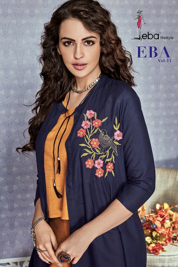 Eba lifestyle presents eba vol 11 Party wear fancy kurtis collection