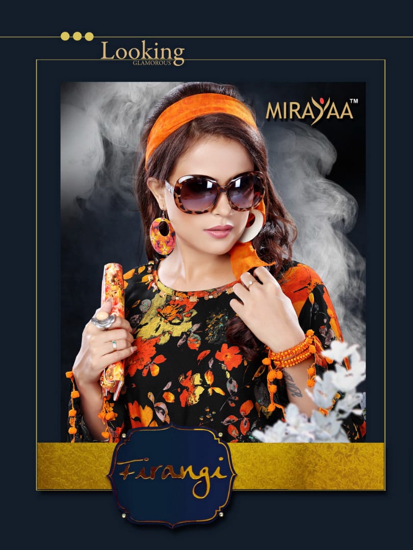 Mirayaa presents firangi beautiful casual wear kurtis collection