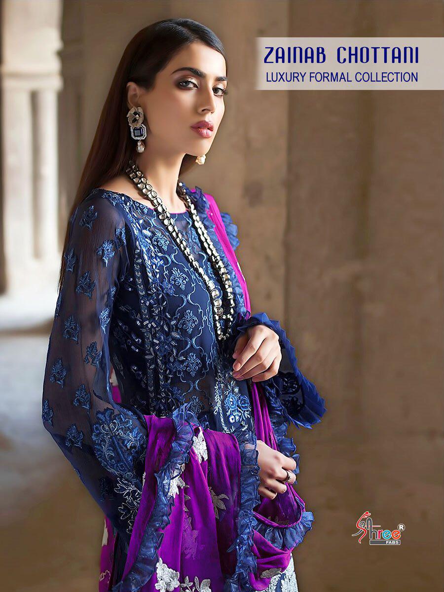 Shree fabs presents zainab chottani luxury formal collection beautiful fancy collection of salwar kameez
