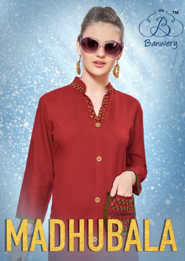 Banwery fashion TM Presents MADHUBALA beautiful collection of kurtis