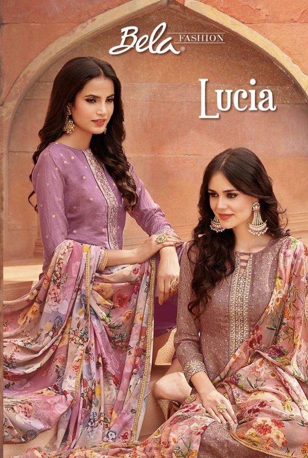 Bela fashion presents lucia Beautiful simple printed salwar kameez collection