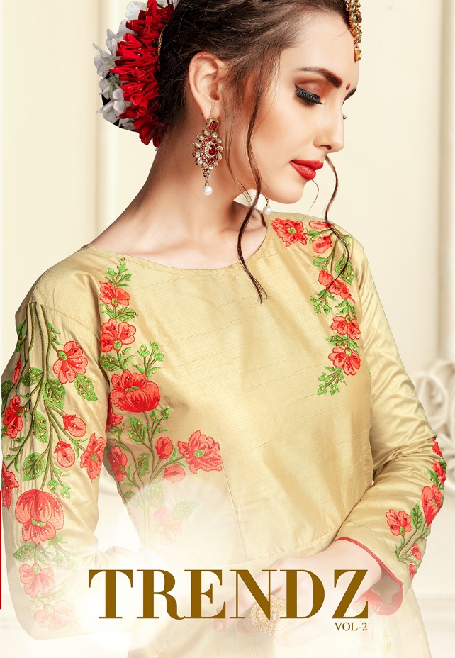 Ib nx Trendz vol 2 heavy embroidered readymade Gown Catalog