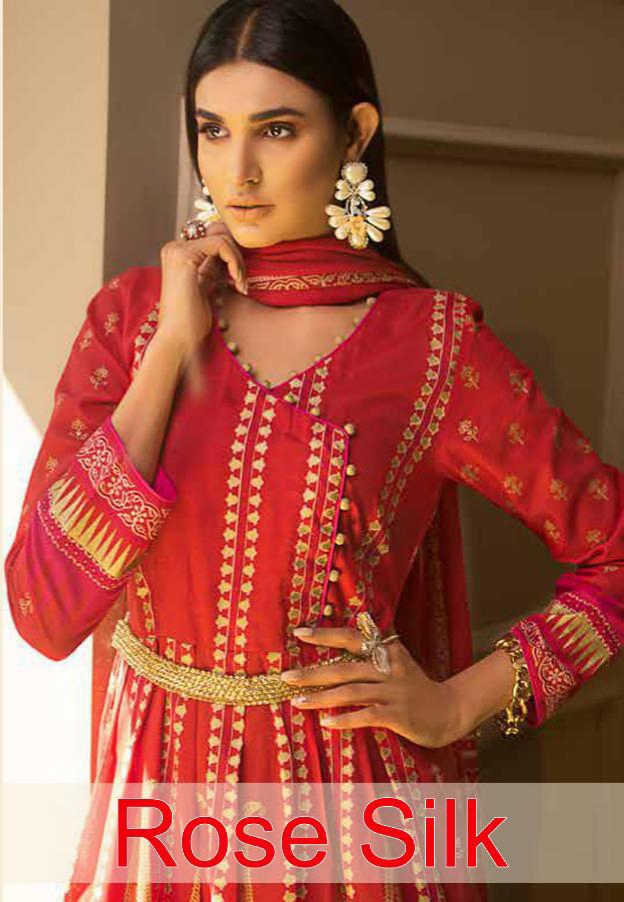 Deepsy suits rose silk digital printed Salwar kameez Collection