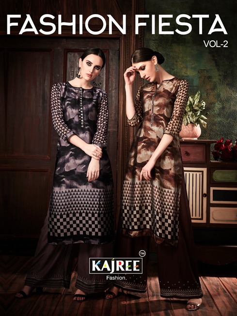 Kajree Fashion presents fashion fiesta vol 2 kurti with Plazzo concept