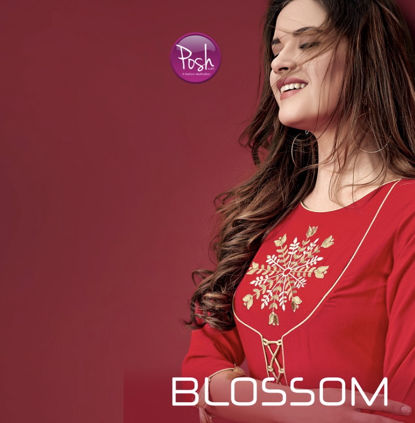 posh blossom beautiful ethnic designer kurtis collection