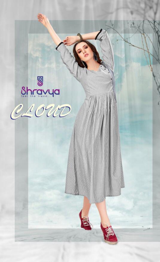 shravya fashion  cloud beautiful dyed kurtis at reasonable rate