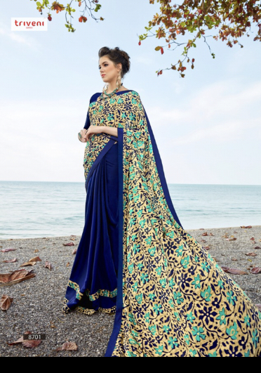 triveni marvellous regular wear sarees at wholesale rate