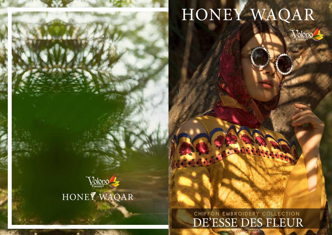 volono trendz honey waqar beautiful designer ethnic outfit collection