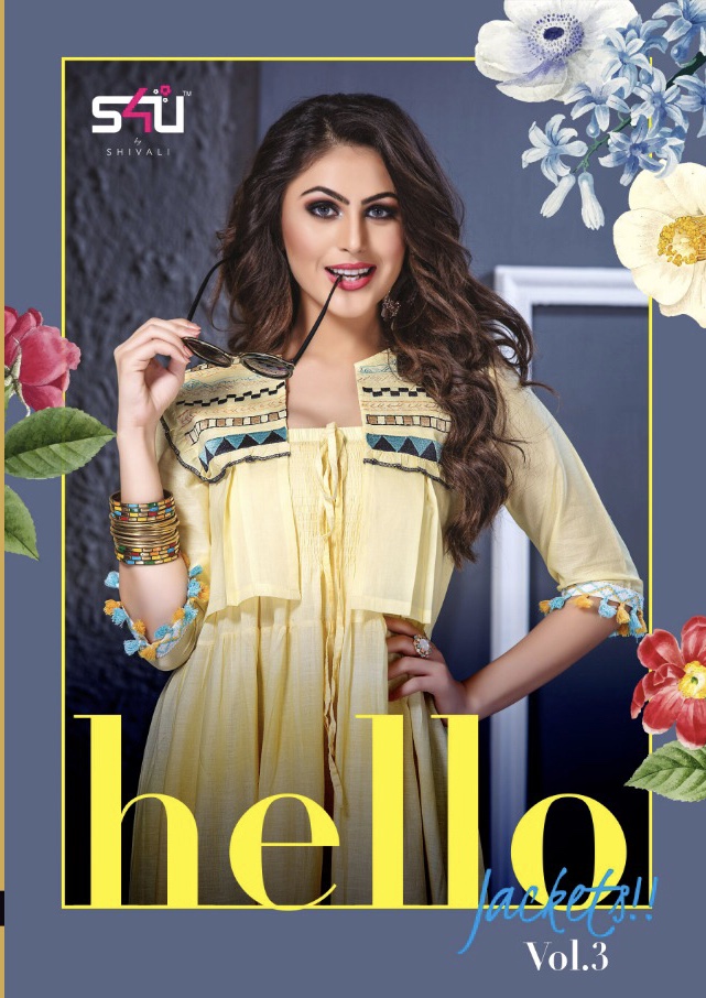 s4U hello jackets fancy collection of kurtis