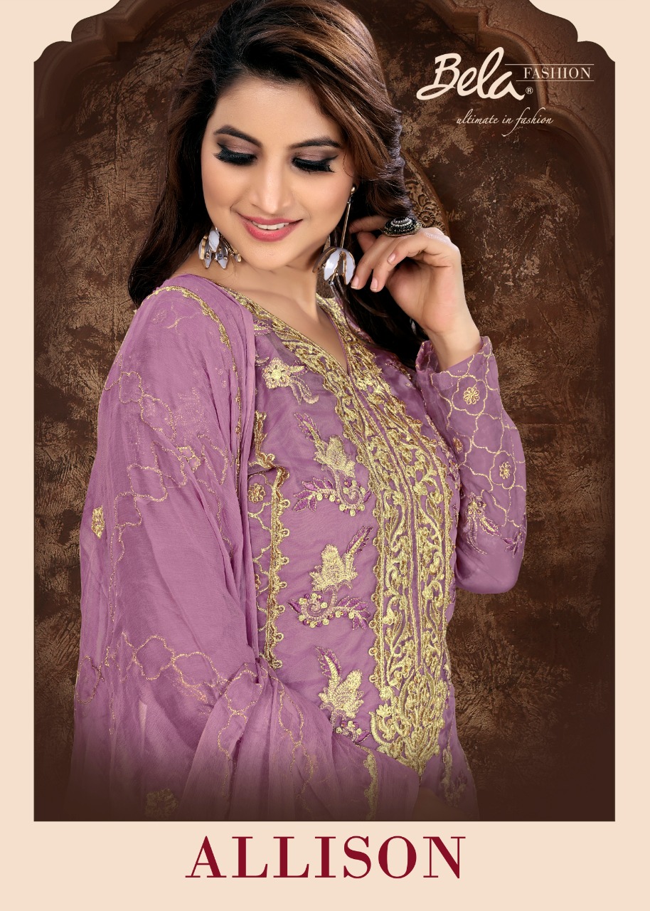 bela fashion allison colorful fancy collection of salwaar suits