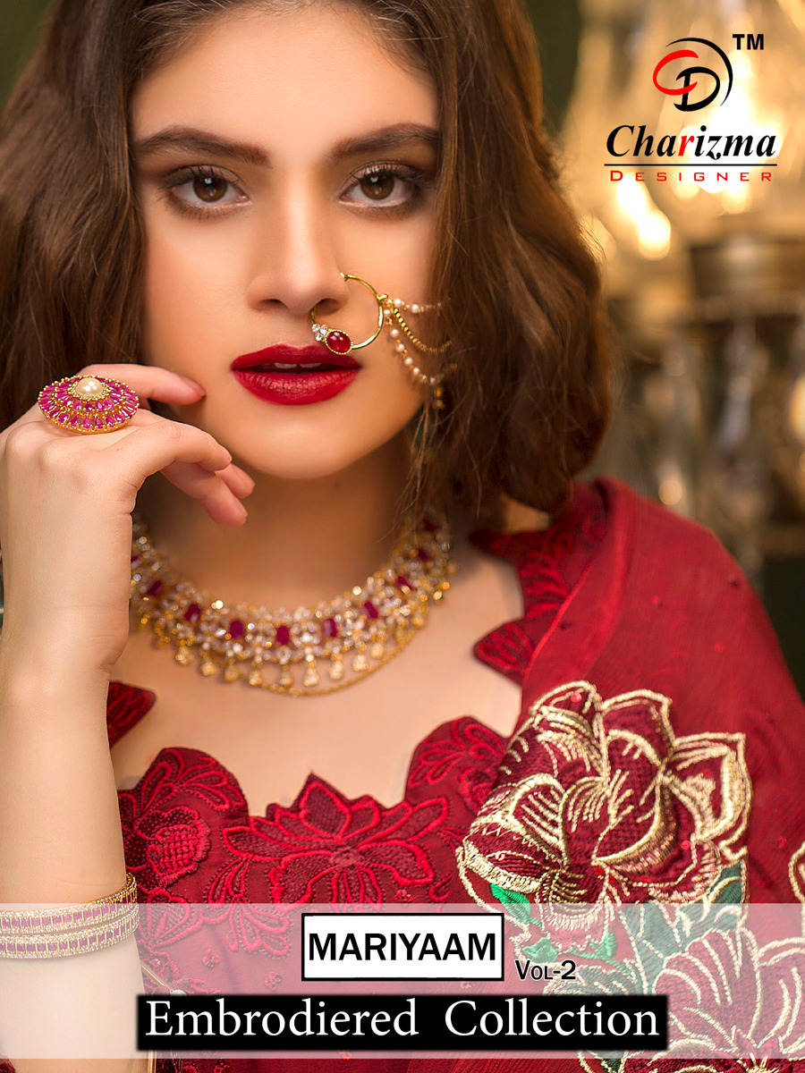 charizma designer mariyaam vol 2  colorful fancy collection of salwaar suits