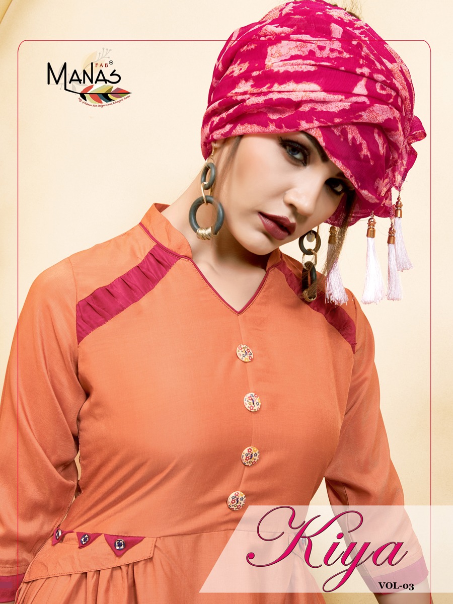 manas kiya vol 3 colorful designer collection of kurtis at reasonable rate