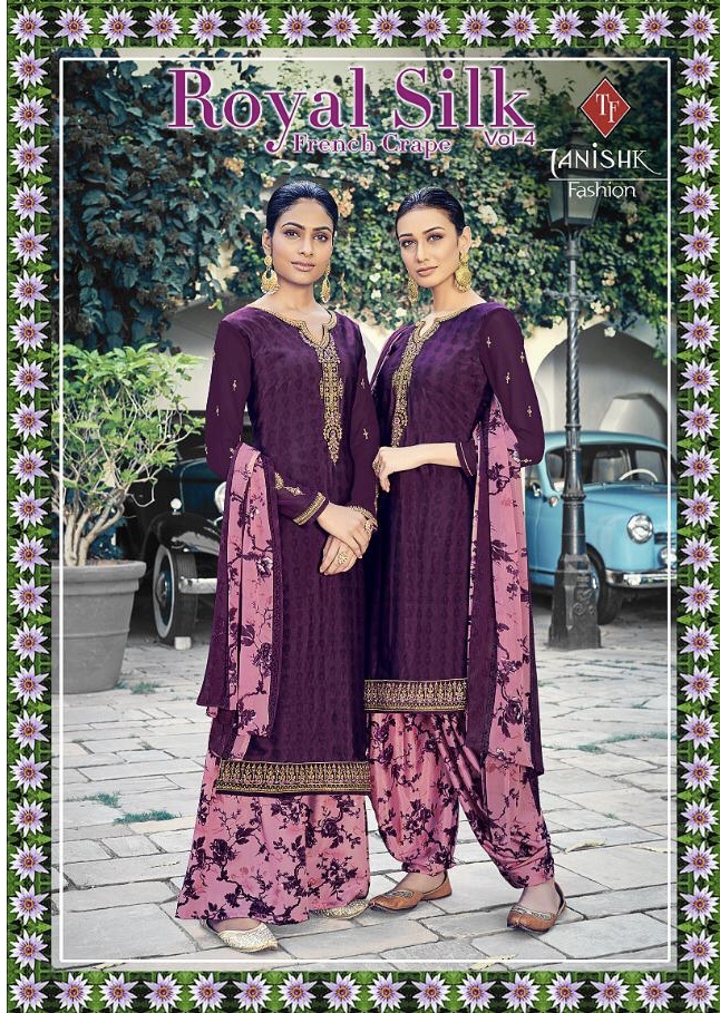 tanishk fashion royal silk fancy collection of salwaar suits at reasonable rate