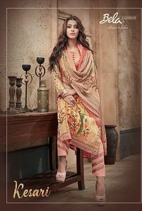 bela fashion kesari colorful fancy collection of  salwaar suits