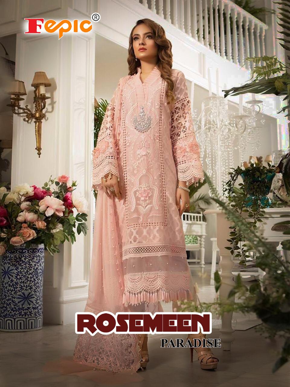 fepic rosemeen paradise colorful fancy collection of salwaar suits