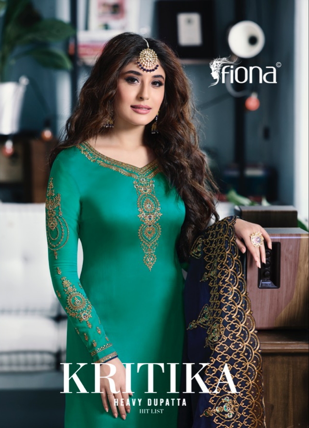 Fiona kritika heavy dupatta hitlist festive wear salwar kameez collection