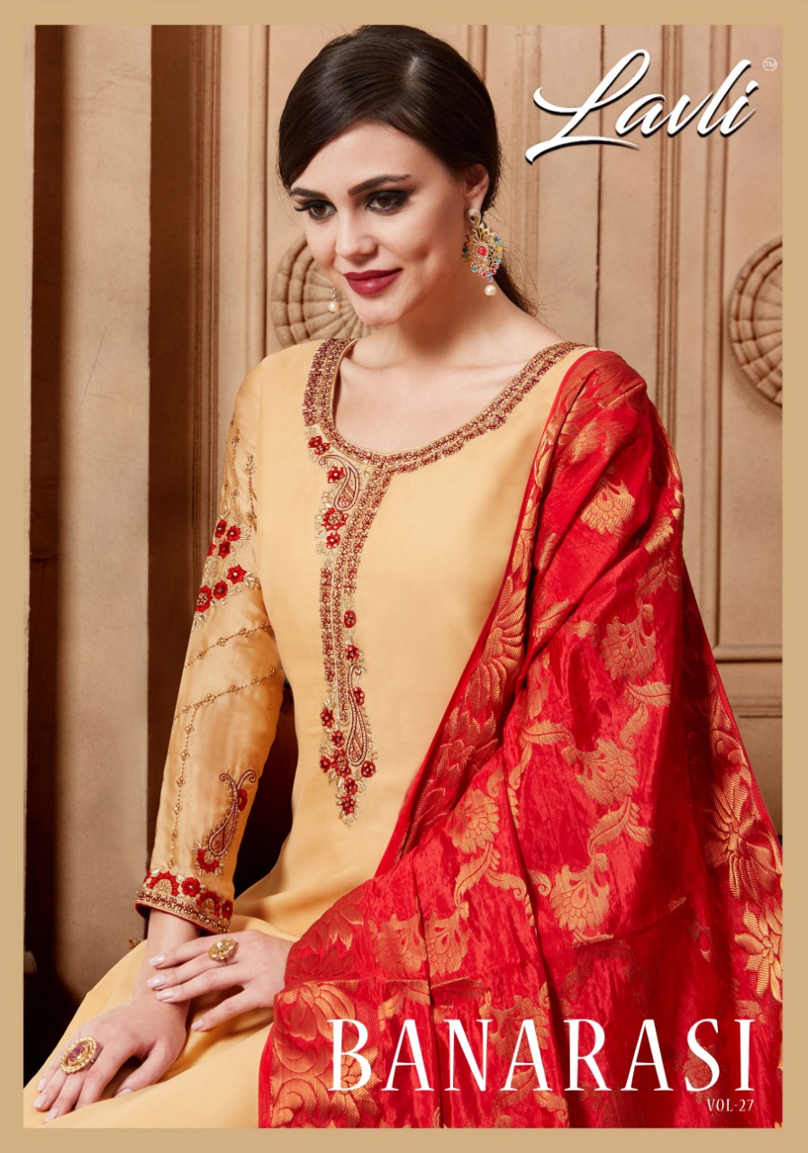lavli fashion banarasi vol 27 fancy colorful collection of salwaar suits