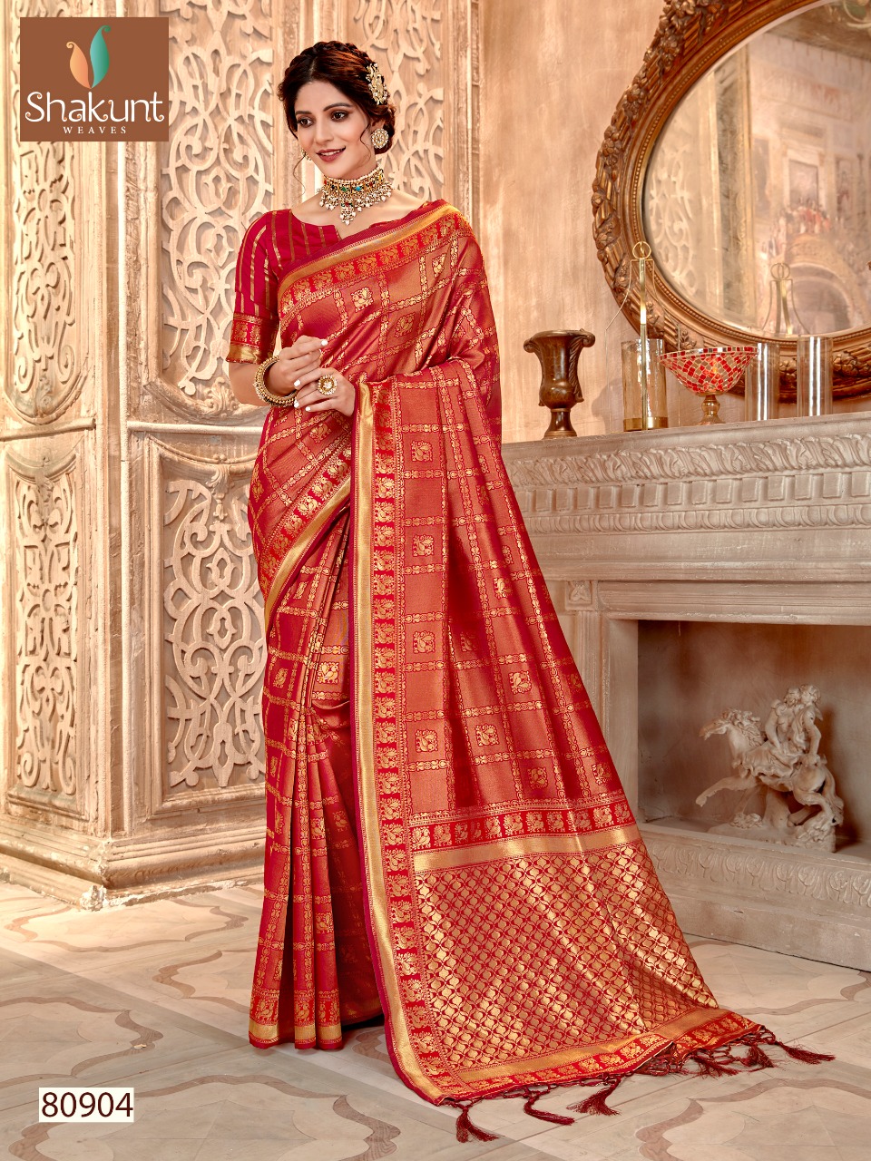 Shakunt presents alakhnanda beautiful printed sarees collection
