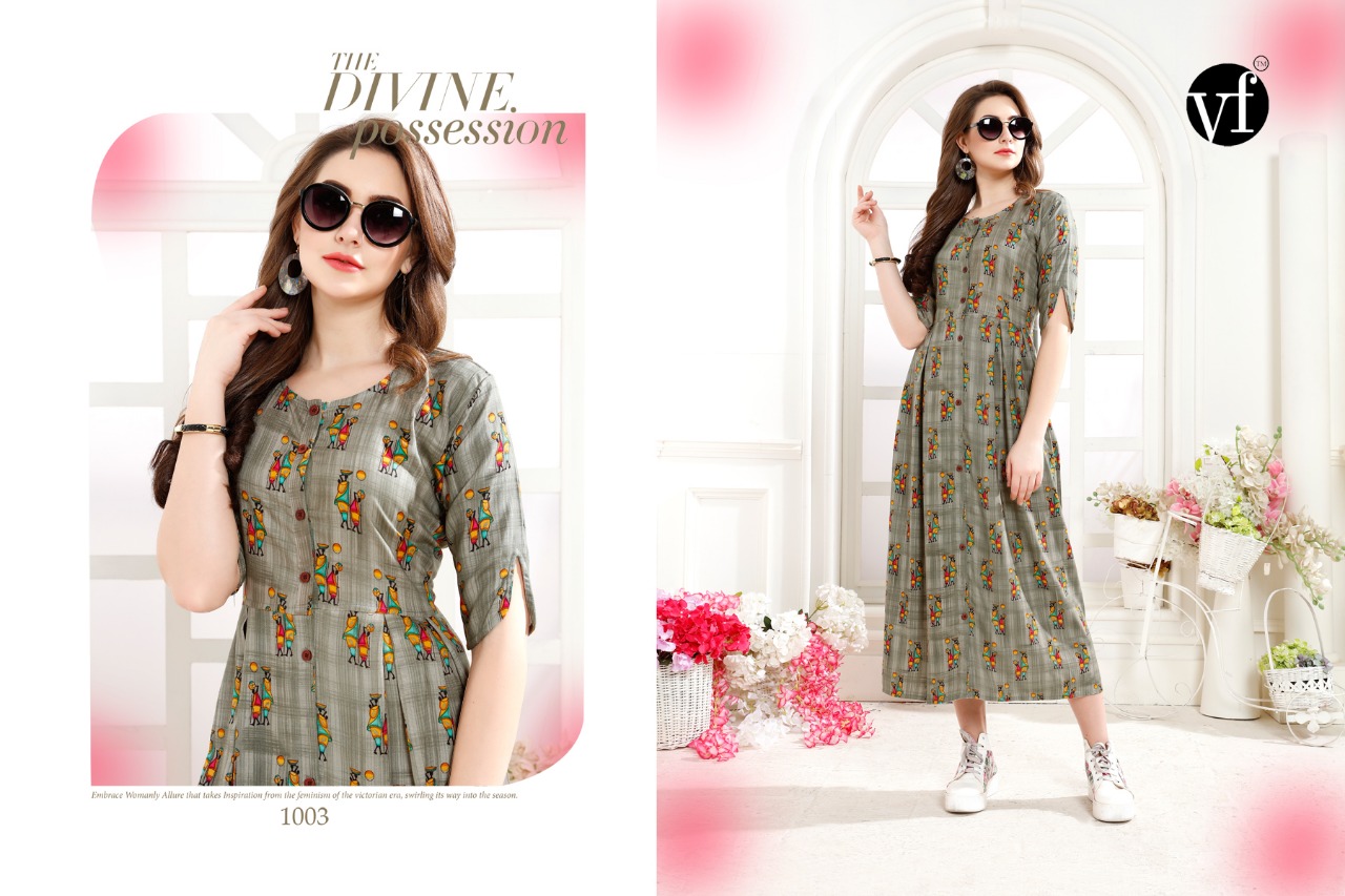 ves fab india daisy colorful fancy collection of kurtis at reasonable rate