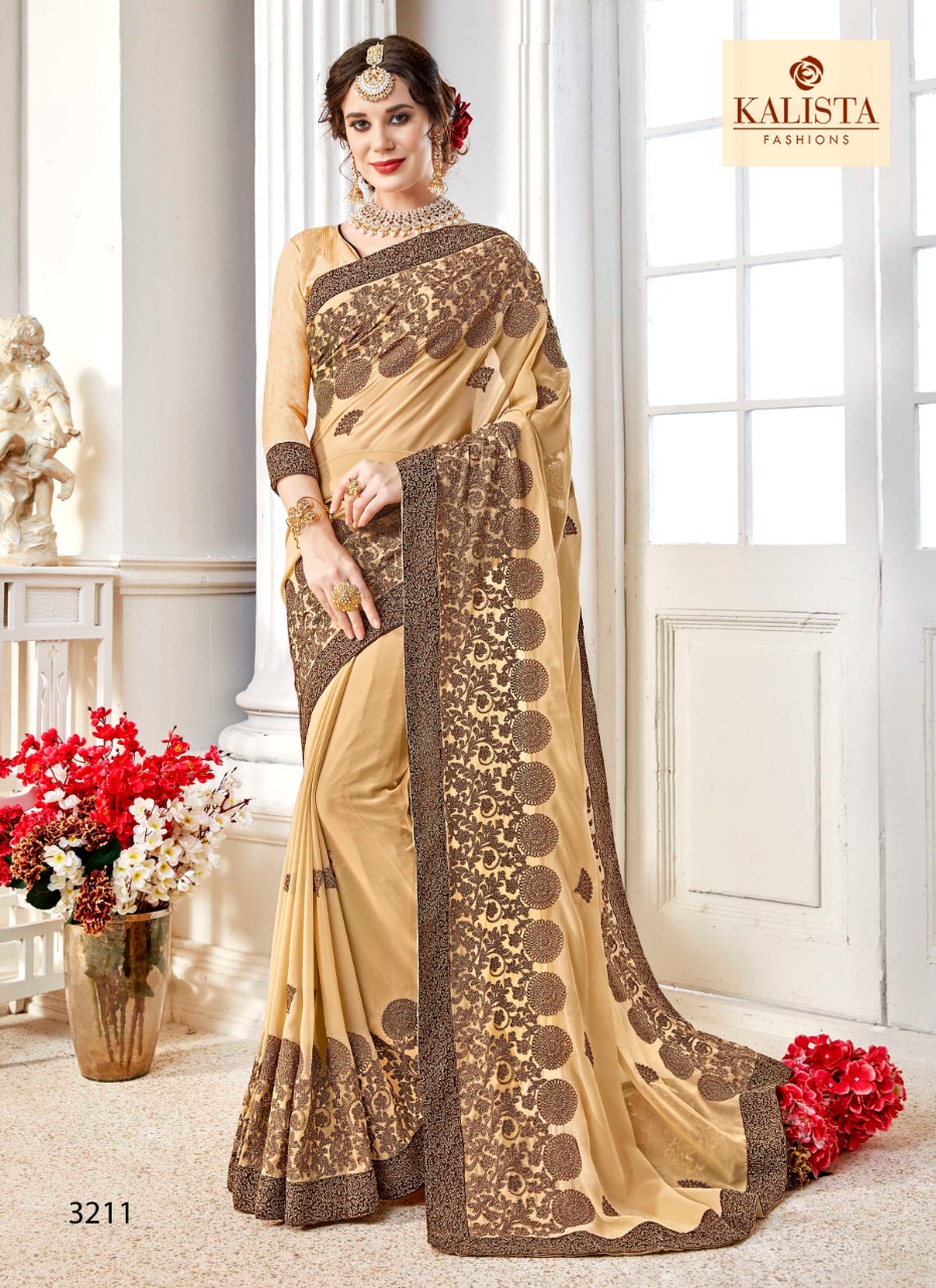 Kalista fashion amaira 2 georgette sarees collection dealer