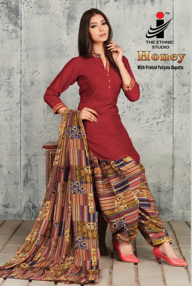 The ethnic studio honey Readymade Patiyala suits collection