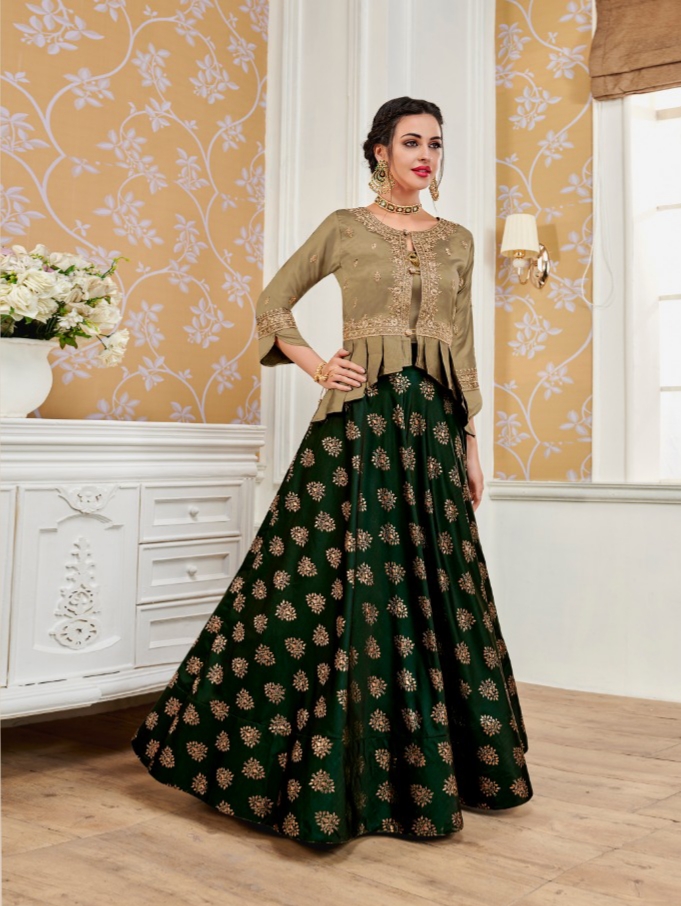 Eba lifestyle western vol 4 Occasional wear long flair gowns latest collection