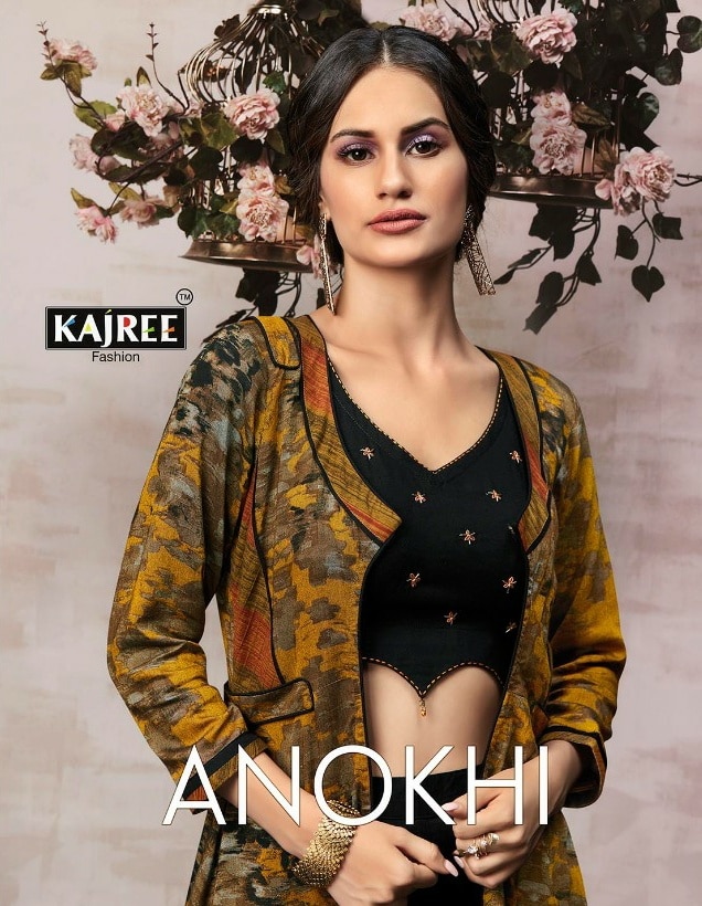 Kajree Anokhi premium collection of kurti with shrug