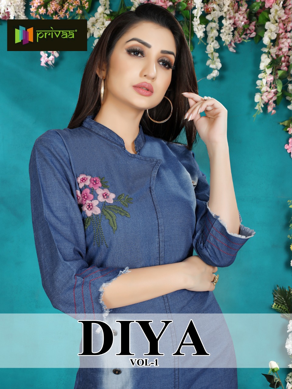 Privaa Diya vol 1 exclusive collection of denim gowns
