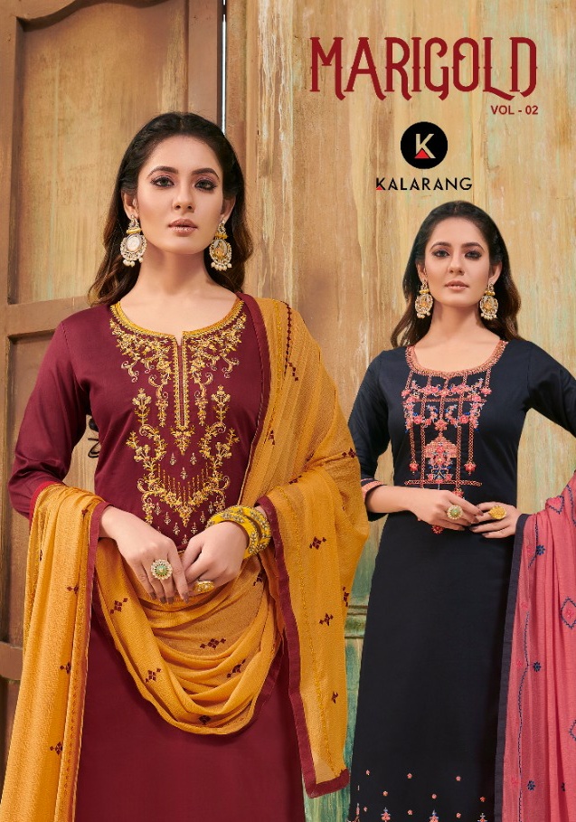 Kalarang marigold vol-2 Stylish look beautifully designed Salwar suits