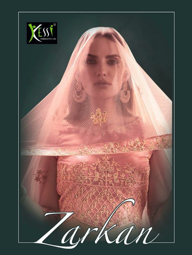 Kessi zarkan classy catchy look Lehenga for beautiful bride in factory prices