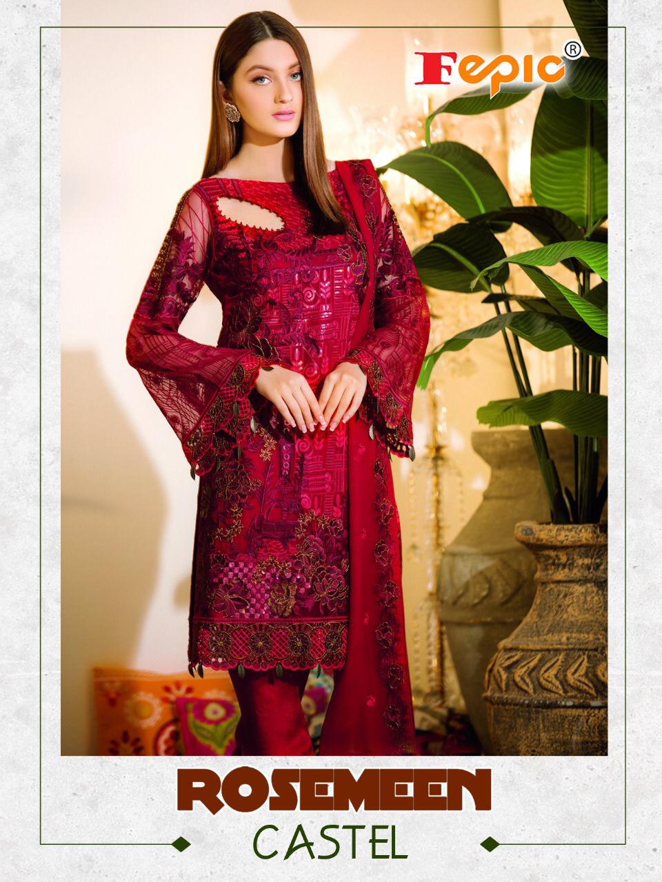 Fepic Rosemeen castel stylish and beautifully designed Salwar suits