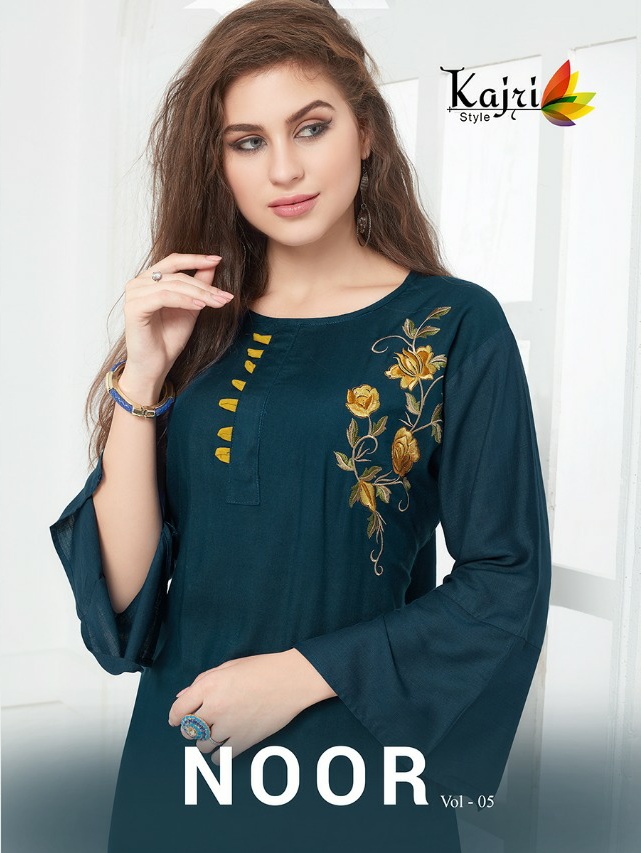 Kajri Style Noor vol-5 charming look beautifully designed Kurties