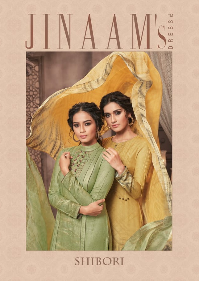 Jinaam shibori Astonishing Style beautifull Designed Salwar suits